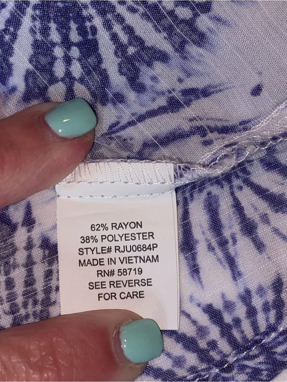 Notations Purple & White Sleeveless Printed Tank Top - Picture 6 of 8